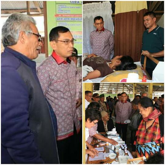 Bupati Tinjau Pelayanan Kesehatan, Dokumen Kependudukan dan KB di Dua Desa