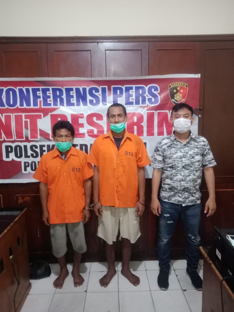 Mantap, Dua Sekawan Diamankan Polsek Medan Baru Karena Kedapatan Simpan Narkotika Jenis  Sabu