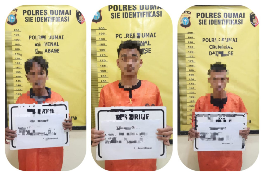 Polsek Sungai Sembilan Berhasil Mengamankan  Tiga Pemuda Terlibat Dalam Peredaran Narkoba