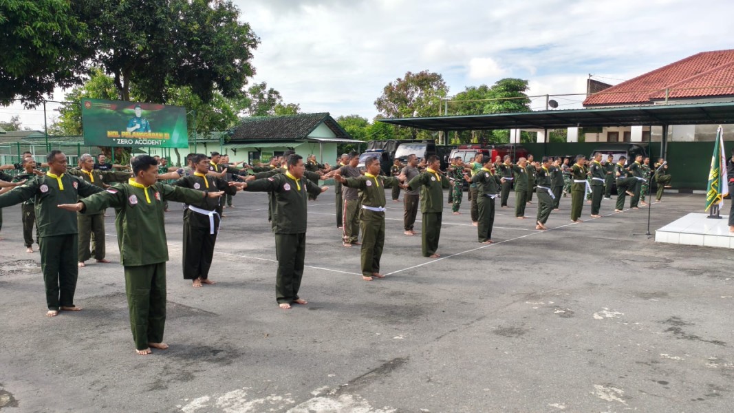 Asah Naluri Tempur, Prajurit Kodim Boyolali Tempa Diri Lewat Pencak Silat Militer