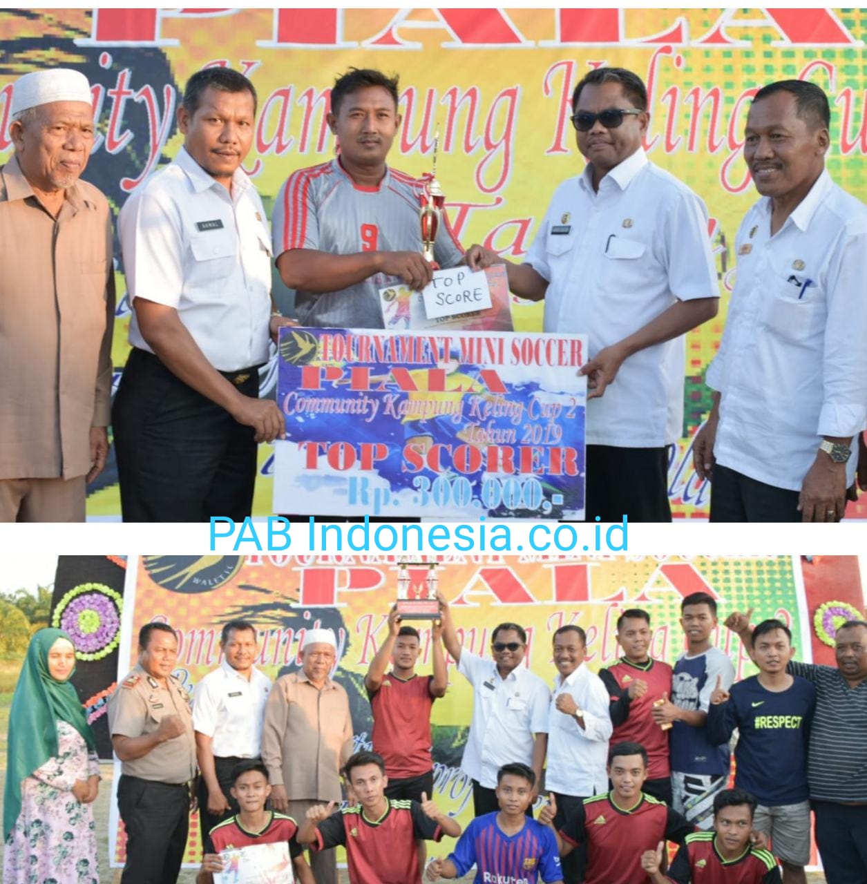Wabup Sergai Tutup Turnamen Kampung Keling Cup II