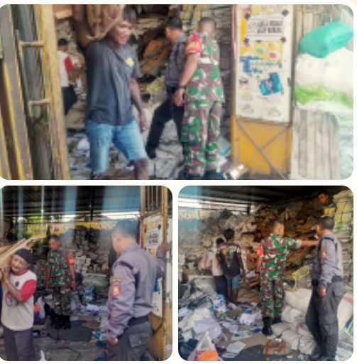Peran Aktif Babinsa Joyotakan Dalam Pengolahan Bank Sampah