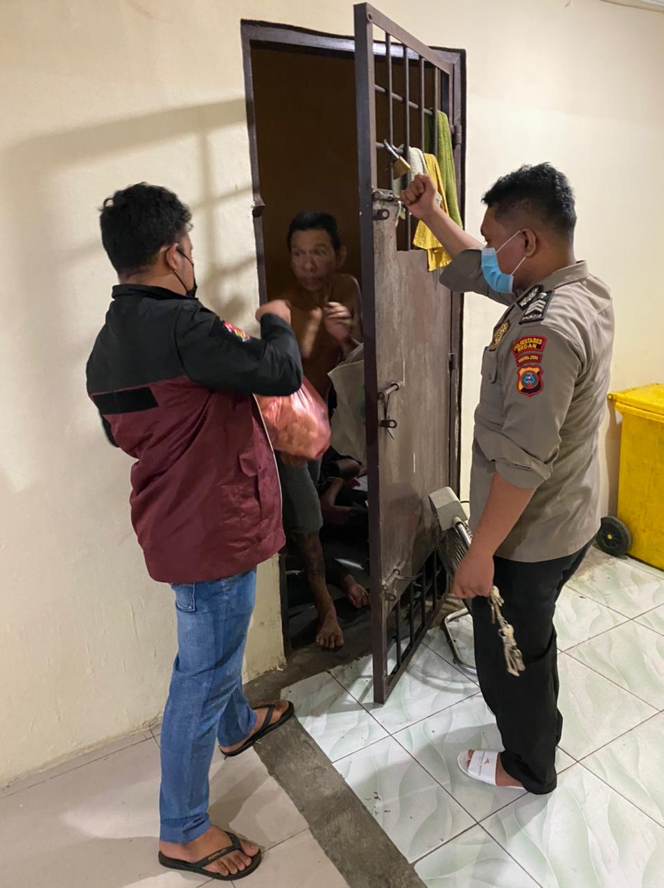 Program Pemberian Makanan Tambahan Bagi Tahanan Polsek Medan Baru Sudah Berjalan 6 Bulan