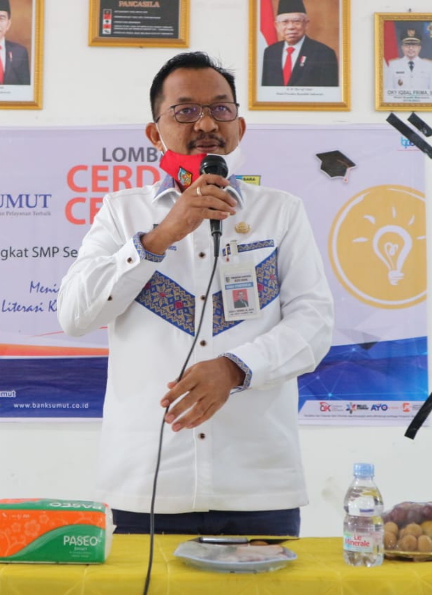Kadisdik Batu Bara  Ilyas Sitorus:  Lomba ini dapat meningkatkan Literasi Keuangan Peserta