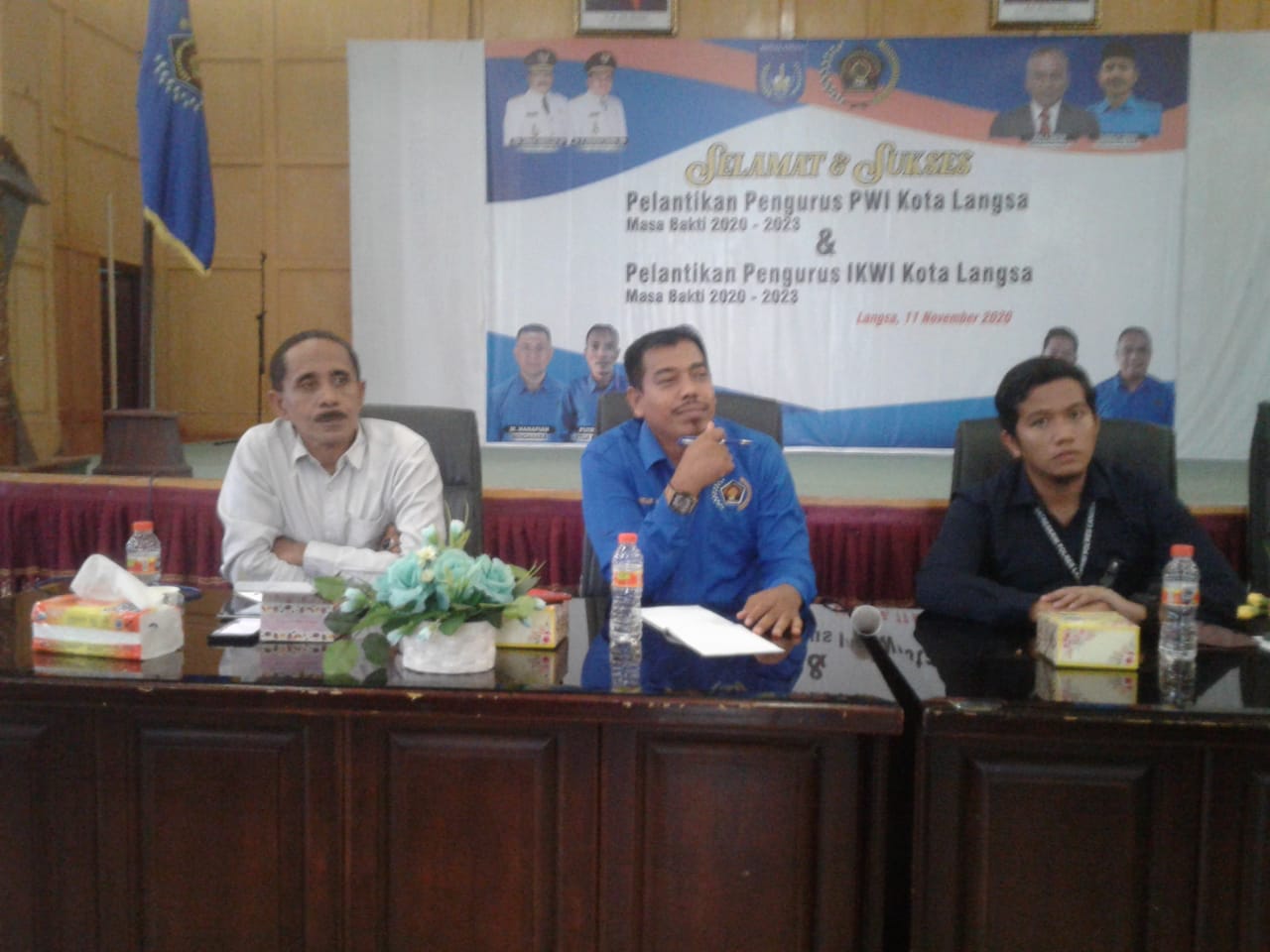 PWI Kota Langsa Dipimpin Oleh Putra Zulfirman, Ikatan Keluarga Wartawan Indonesia (IKW) Dikukuhkan