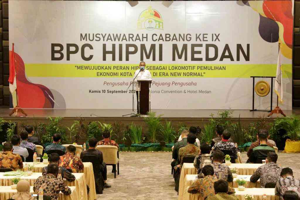 Akhyar Ajak HIPMI Bangkitkan Perekonomian Kota Medan di Tengah Pandemi