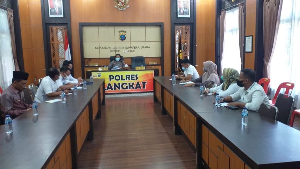 Wakapolres Langkat Hadiri Rapat Koordinasi  Penanggulangan Anak Korban Pelecehan Seksual