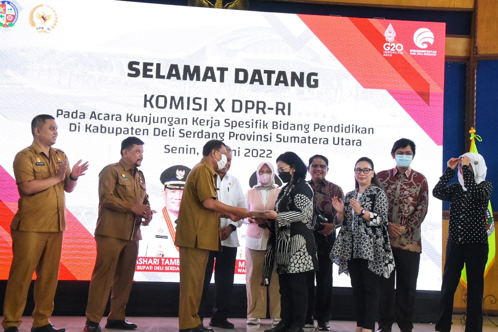 Bupati Deli Serdang Terima Kunjungan Kerja Spesifik Komisi X DPR RI