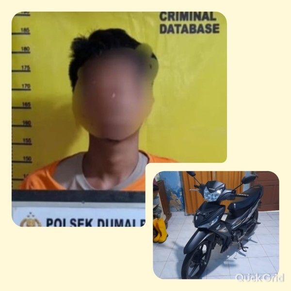 Polsek Dumai Barat Berhasil Ungkap Kasus Pencurian Sepeda Motor