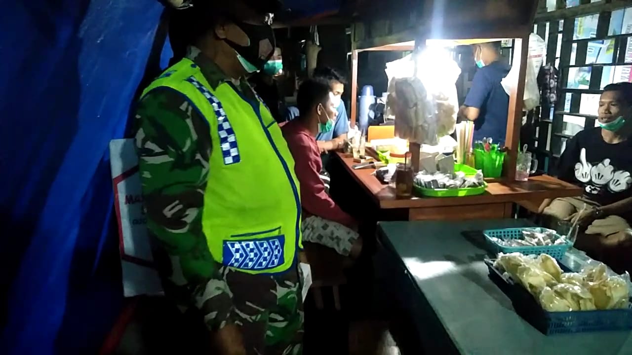Koramil Teras Sasar Warung Makan Dan Angkringan Untuk Edukasi Warga 