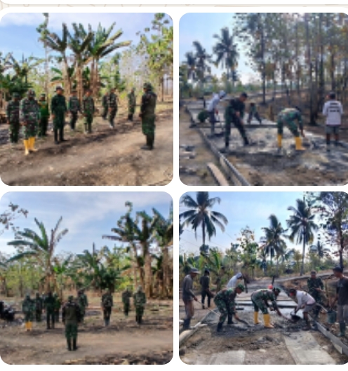 Satgas TMMD Berpacu dengan Waktu, Semangat Gotong Royong Wujudkan Jalan Impian Warga Desa Bercak