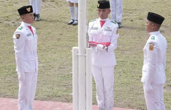 HUT ke-78 RI, Bendera Merah Putih Berkibar Tepat Pukul 10.36 WIB di Kabupaten Dairi