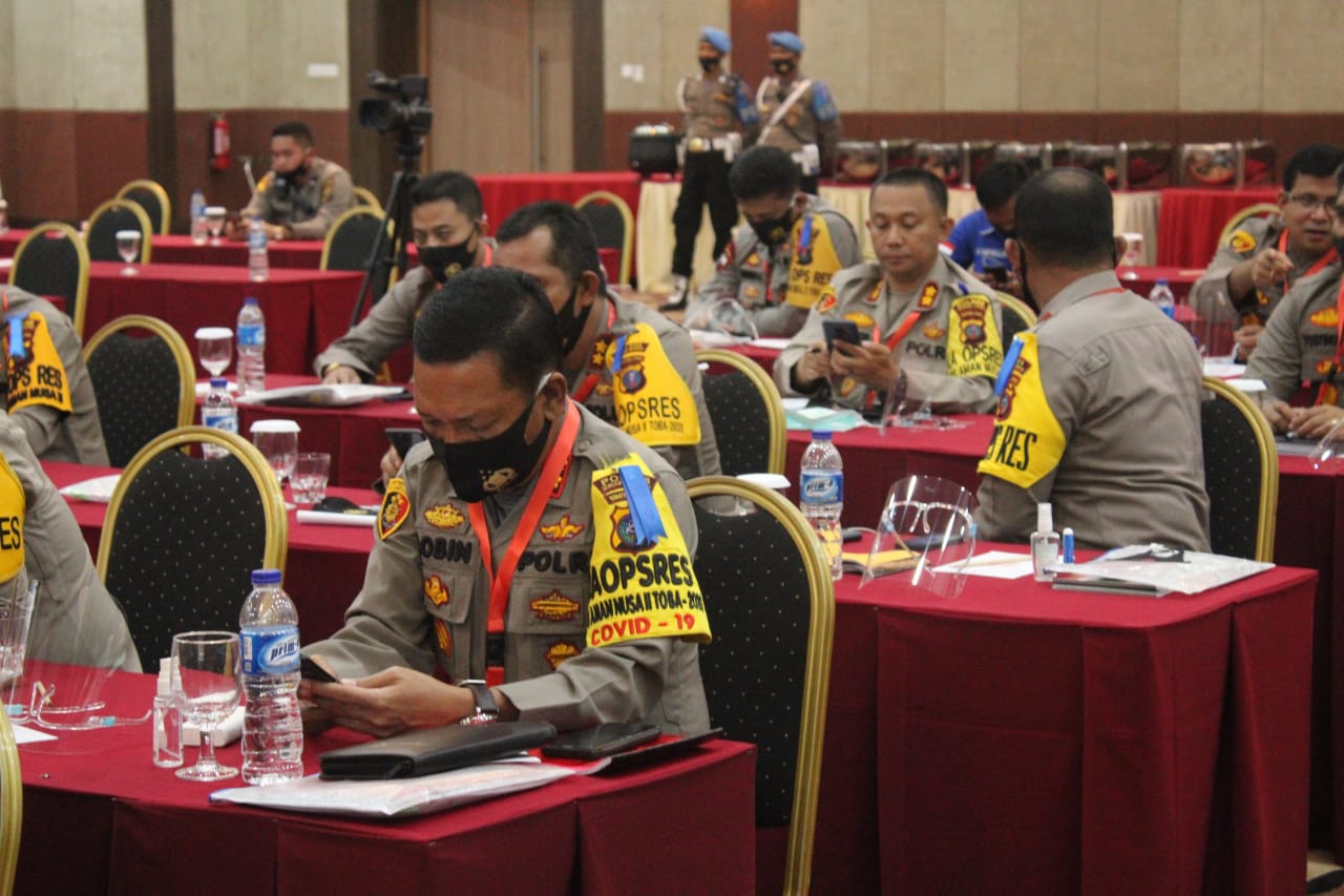 Anev di Kabupaten Toba  Kapolres Serdang Bedagai Termotivasi