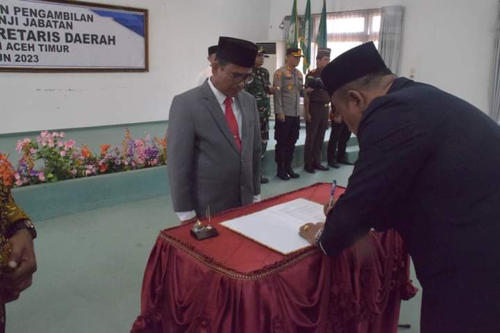 Pj.Bupati Aceh Timur lantik Penjabat Sekda