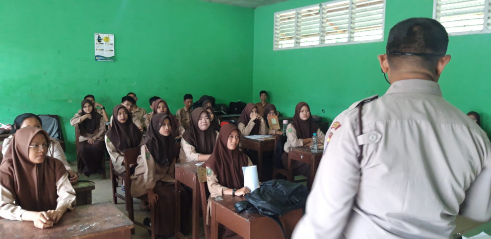 P3GN Polres Dumai Sosialisasi Bahaya Narkoba Kepada Pelajar