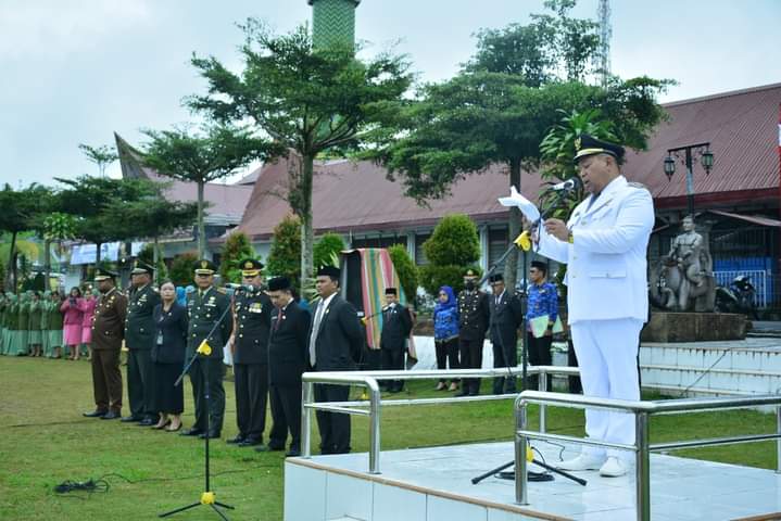 HUT Kab. Dairi ke-75, Bupati Eddy Berutu Ajak Semua Pihak Kerjasama Mewujudkan Dairi Unggul