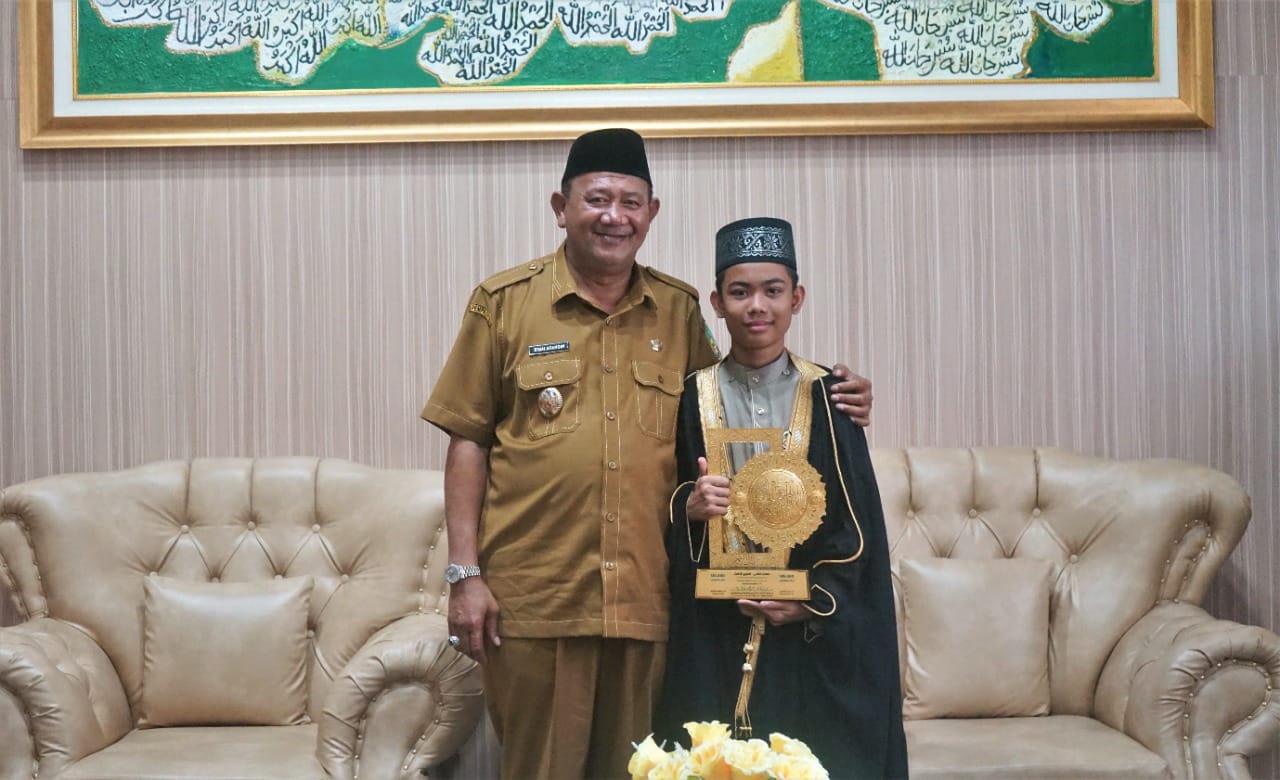 Syah Afandin berharap Zahran Auzan menjadi Contoh Tauladan, Setelah Raih Juara II MHQ Internasional