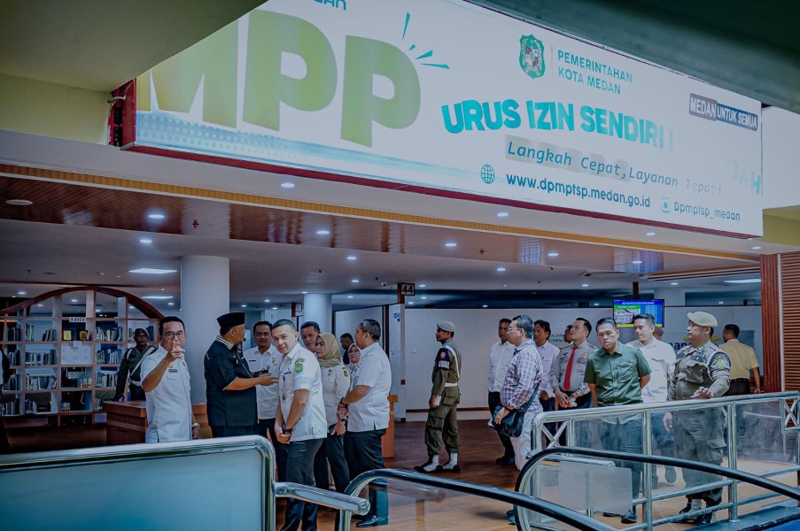 Wakil Wali Kota Bengkulu Puji Kelengkapan Layanan di MPP Medan