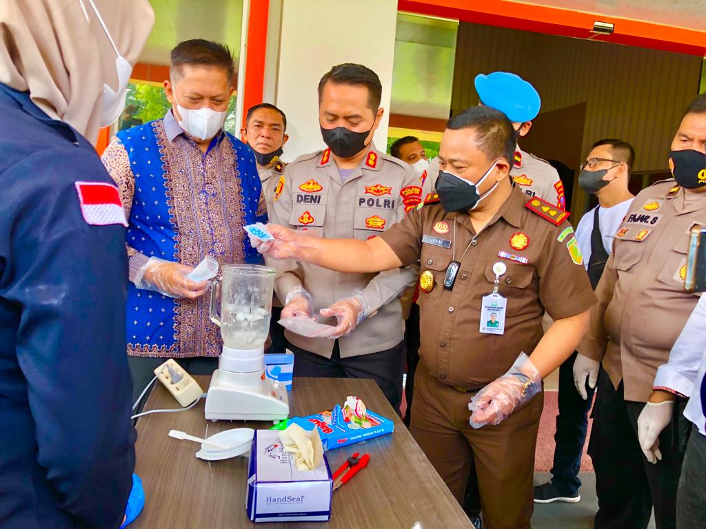 Polres Labuhanbatu Musnahkan Barang Bukti Kejahatan Narkotika