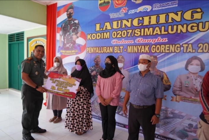 257 Kabupaten/Kota Melalui 225 Kodim Lounching BLT Minyak Goreng Ta. 2022