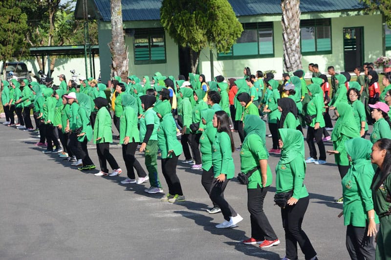 Korem 022/PT Laksanakan Latihan Gabungan Tari FA MI RE