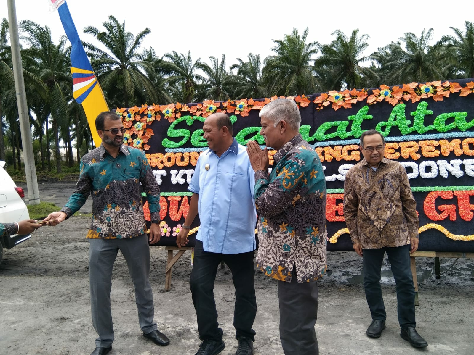 Plt Bupati Langkat Hadiri Peletakan Batu Pertama Pembangunan BioCNG