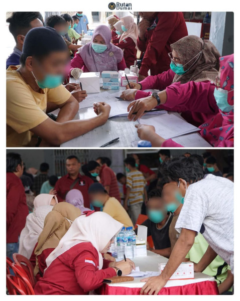 Gandeng Puskesmas, Rutan Dumai Gelar Screening VCT dan Tuberkulosis terhadap Warga Binaan