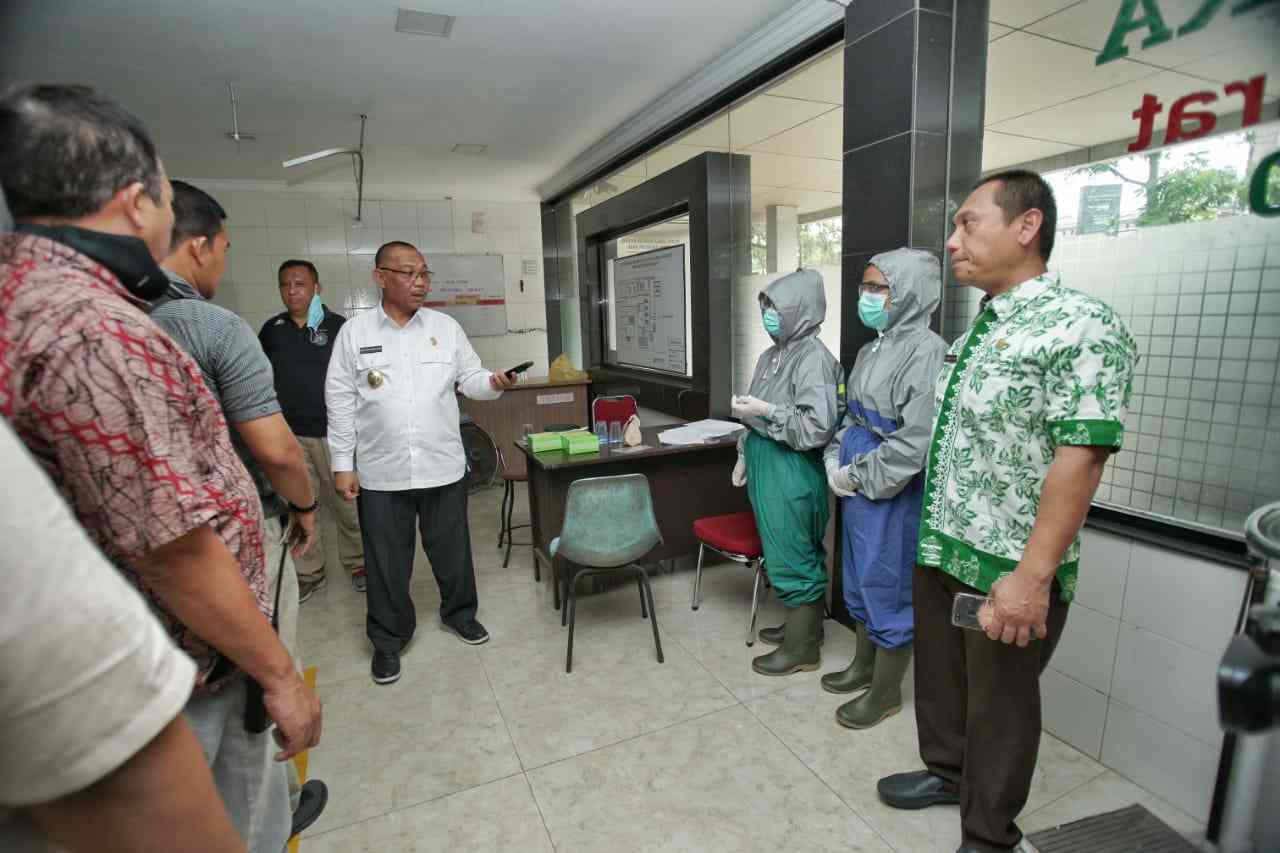 Plt Walikota Medan Akhyar  Pastikan Ex RSU Sari Mutiara Siap Laksanakan Screening Awal Pasien Covid-