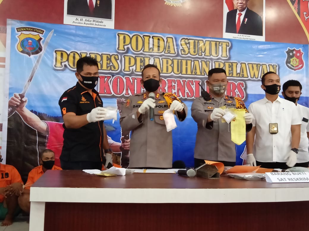 16 Kasus Dari Berbagai Kejahatan Berhasil Di Ungkap Polres Pelabuhan Belawan