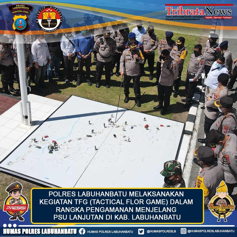 Menjelang pelaksanaan PSU Lanjutan, Polres Labuhanbatu laksanakan TFG