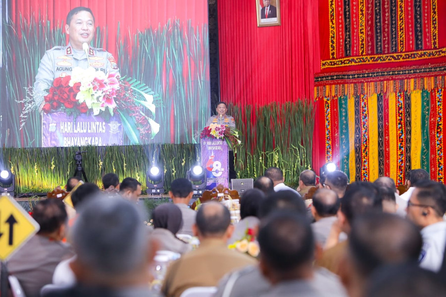Ditlantas Polda Sumut Gelar Syukuran Hari Lalu Lintas Bhayangkara ke 68 Tahun