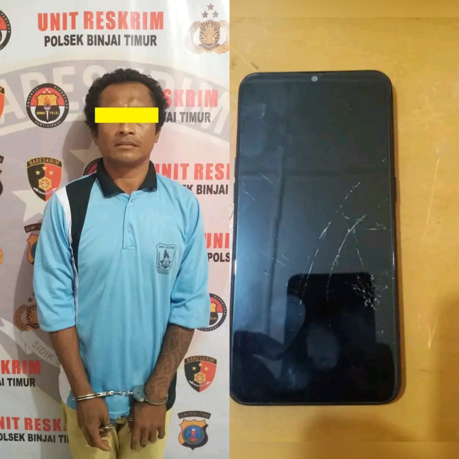 Tak Butuh Waktu Lama, Polsek Binjai Timur Berhasil Tangkap Pelaku Curas