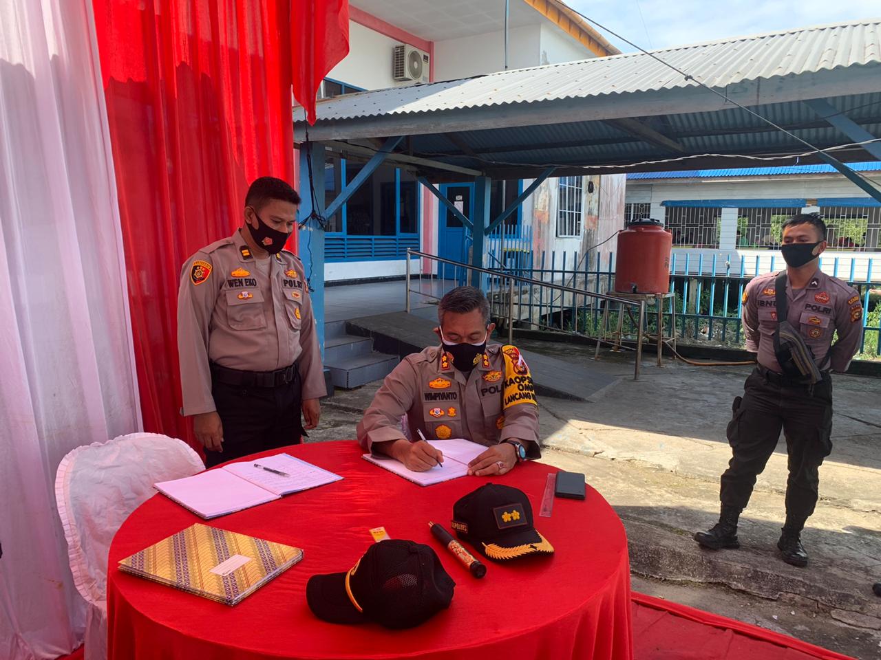 Cek Kesiapan Pos Pam Terpadu di Pelabuhan Tanjung Harapan, Ini Pesan Kapolres Meranti