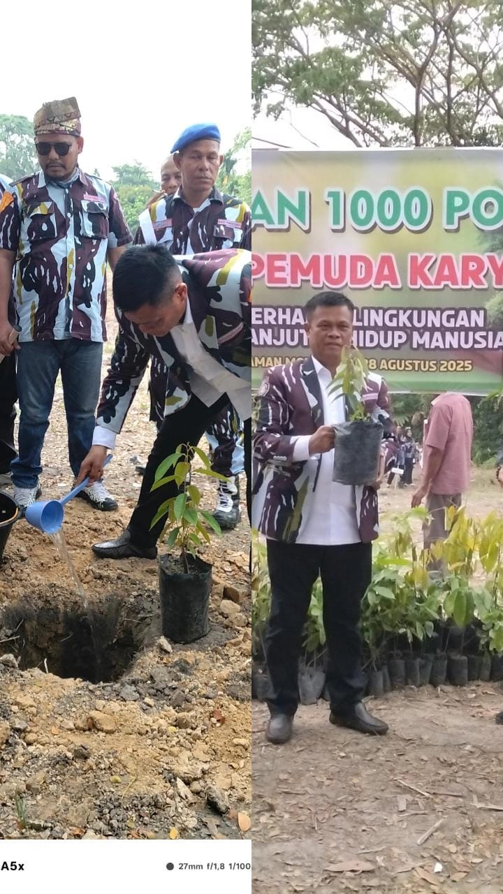 HUT ke-56 IPK di Perawang Penanam 1000 Pohon
