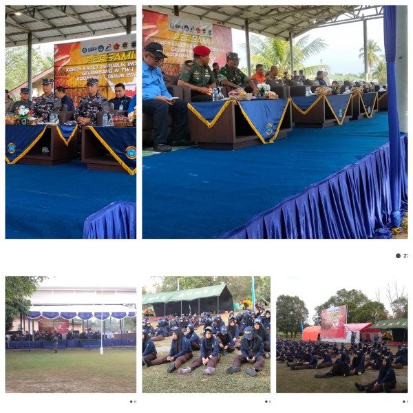 Kunker Wakil Komandan Komando Daerah TNI AL I Dumai Dalam  Rangka Pembukaan Persami KKRI