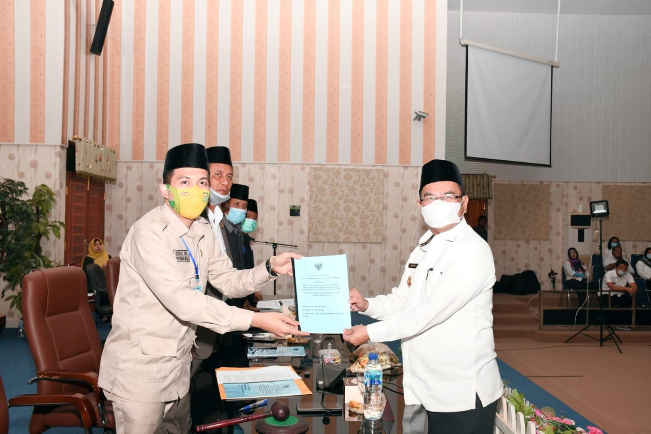 Ketua DPRD Sergai Pimpin Paripurna Penyampaian Nota Pengantar Ranperda Tentang APBD T.A 2021