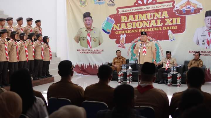 Orangtua Pramuka Cabang Kabupaten Dairi, Bangga Berangkatkan Anaknya Ikuti Rainas XII di Jakarta