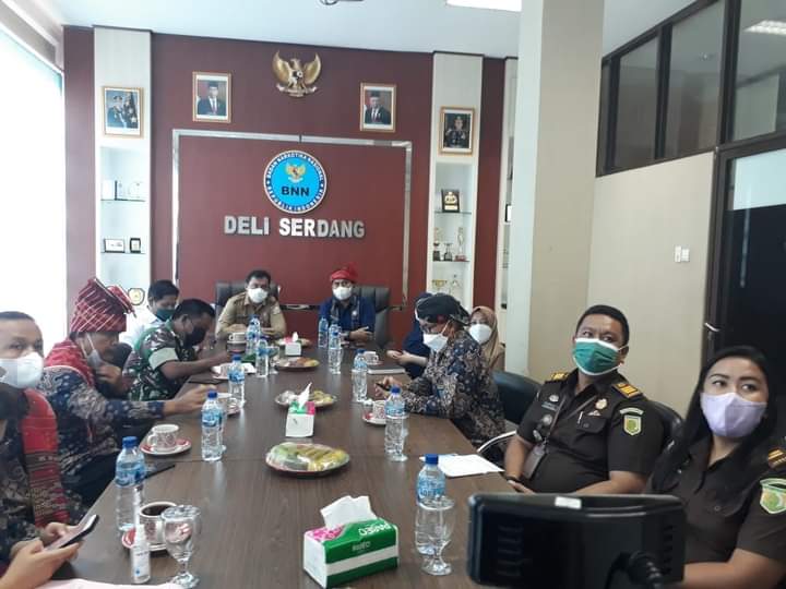 HUT BNN  ke-20, BNNK Kabupaten Deli Serdang Rayakan secara Virtual