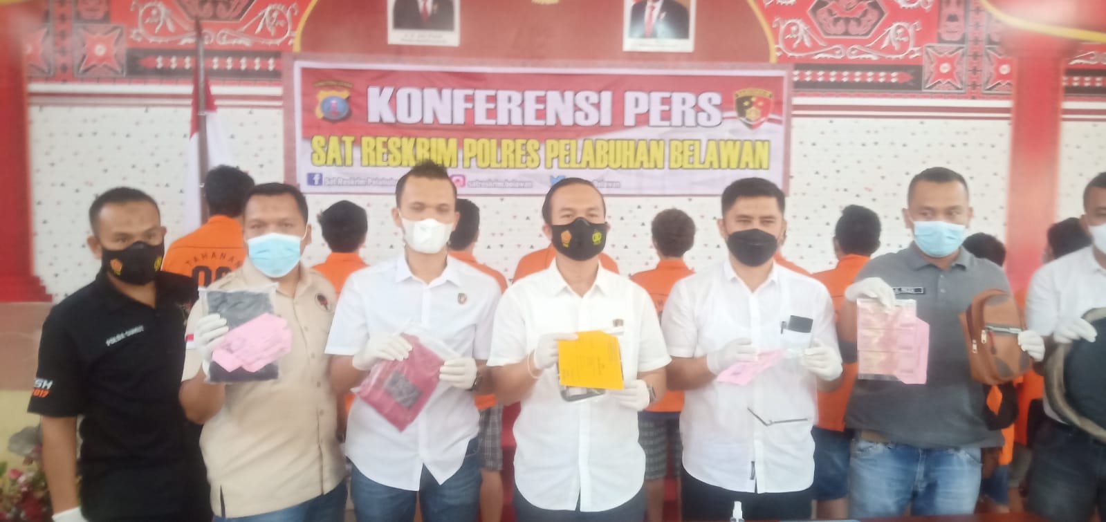 Ops Kancil, 11 TSK Ditangkap Polres Pelabuhan Belawan