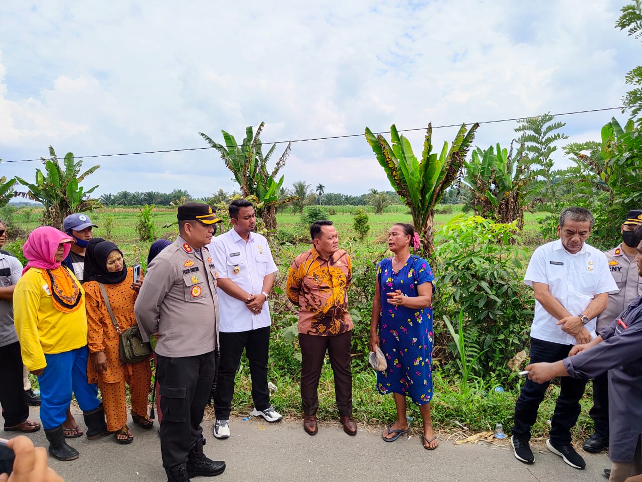Berikan Rasa Aman, Kapolres bersama Walikota dan DPRD Binjai Kunjungi Warga Beguldah