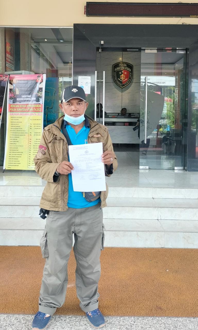 Merasa Dirugikan Nama Dicatut , Wesli Nadapdap Laporkan AS ke Polda Sumut