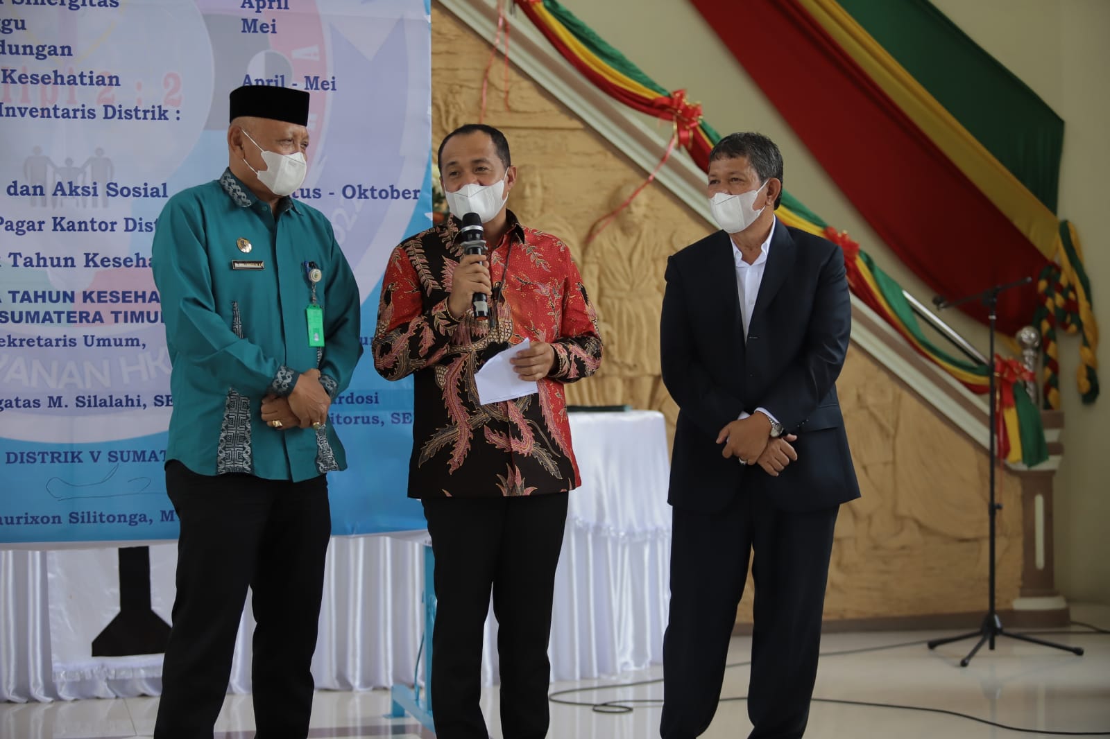 Bupati Zahir Hadiri Peluncuran Program Tahun Kesehatian HKBP Di Pematang Siantar