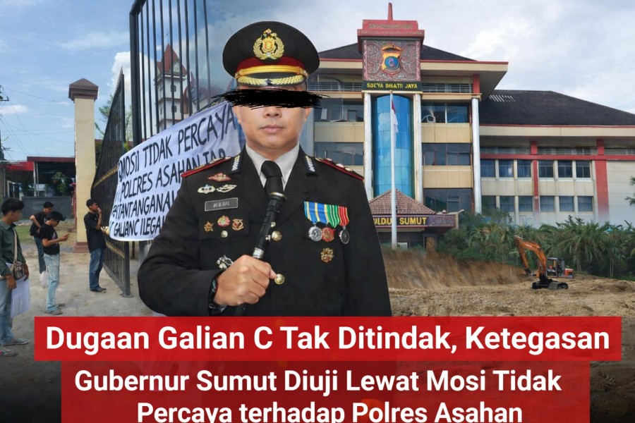 AKAM-SU Gelar Aksi Mosi Tidak Percaya terhadap Polres Asahan Terkait Dugaan Galian C Ilegal