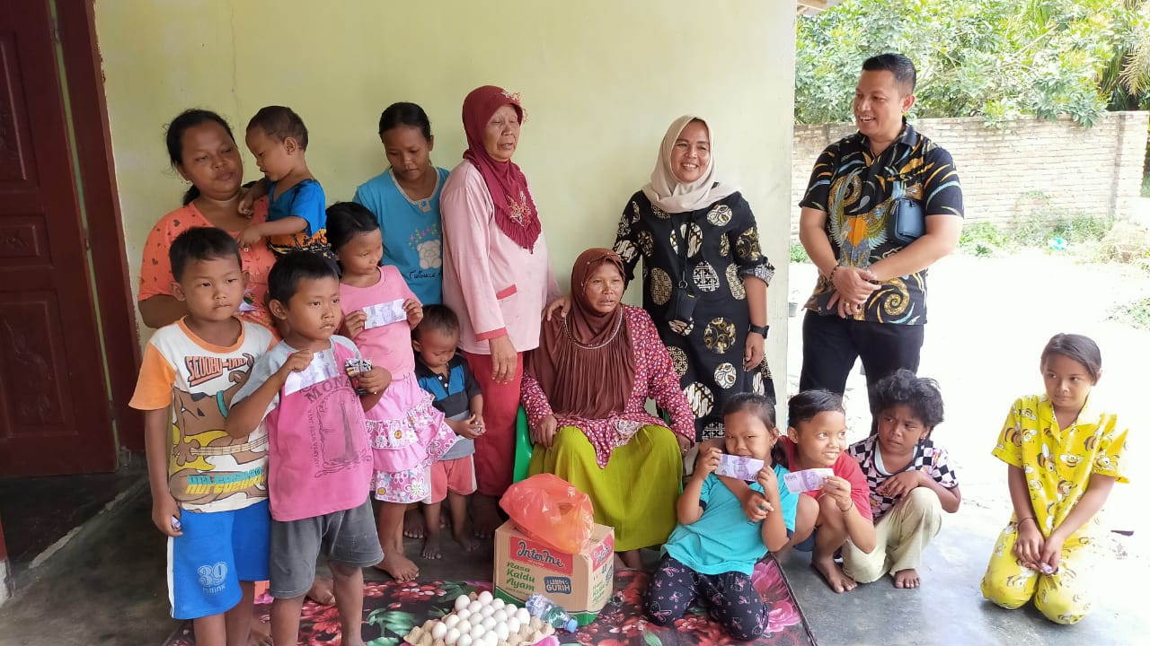 Sambangi Rumah Singgah ODGJ Terlantar, Ketua BM3 Sergai Serahkan Bantuan Sembako