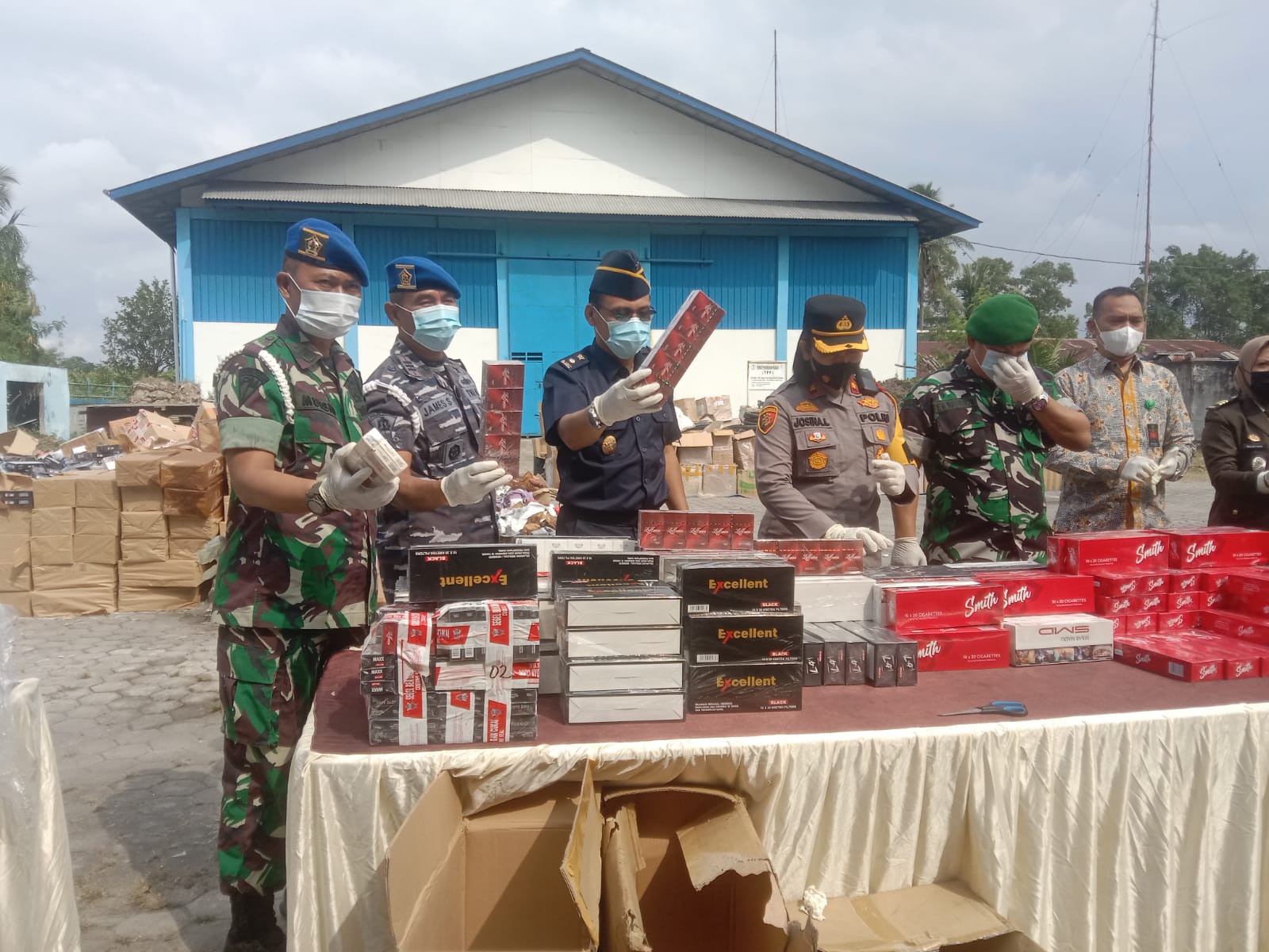 Bea Cukai Cabang Dumai Musnahkan Barang Ilegal Senilai 5,3 M Lebih