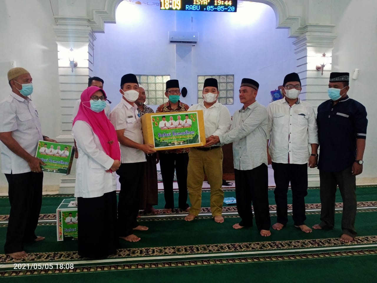 Dinas PUPR Sergai Kunjungi Masjid Raya Sungai Buaya Kecamatan Silinda