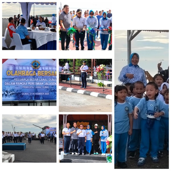 Komandan Danlanal Dumai Resmikan Cafe Jalasena dan Olah Raga Bersama dalam Rangka Peringatan Hari Armada