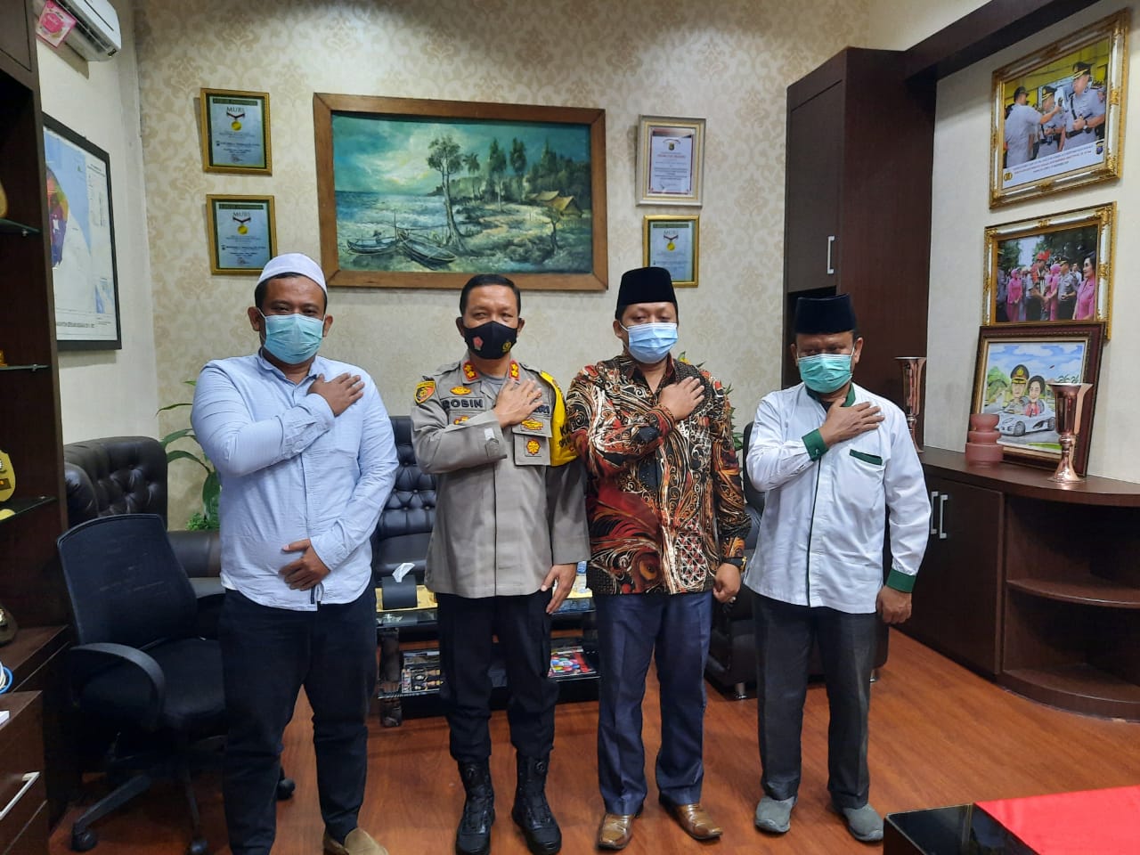 Kapolres Sergai Terima Audiensi Dai Kamtibmas Sumut Sosialisasikan Program PRESISI