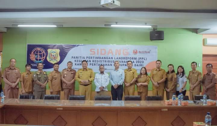 Bupati Dairi Minta BPN Lakukan Penataan Lebih Spesifik Terhadap Tanah Warga