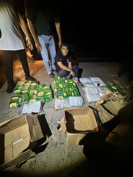 Tim  Gabungan Bea Cukai Dan Polri Gagalkan Penyeludupan 38 Kg Sabu Dan Puluhan Ribu Ekstasi Di Dumai